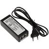 KALEA-INFORMATIQUE Alimentatore esterno POE Power Over Ethernet da 220V a 24V 1A. Iniezione + sui fili 4 e 5 e - sui fili 7 e 8. Ingresso e uscita RJ45.