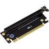 KALEA-INFORMATIQUE Adattatore riser con angolo di 90° per slot PCIe - PCI Express x16 Compatibile PCIe 3.0, 3.1 e 4.0