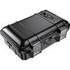 PELI M50 Micro Case - Protezione compatta per attrezzature di valore e utensili compatti; Resistente all'acqua, alla polvere e agli urti; Volume 1 litro; Colore: NERO