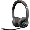 Bluestork BLUE STORK MC 501 Wireless Bluetooth 5.1 Cuffie con Microfono | Microfono Rotante, 14 Ore Di Durata Della Batteria,Microfono Con Riduzione Del Rumore - Cuffie pe PC BLUETOOTH