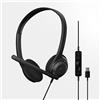EPOS C1 Cuffie USB-A Business Cablate - Microfono Noise-Cancelling, Audio Potenziato, Comfort On-Ear, Certificato Chrome, Plug-and-Play, Ottimo per PC, Laptop, Lavoro e Smart Working, Cuffie Cablate