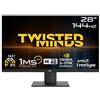 Twisted Minds Monitor da Gioco Fast IPS Display 28'' - Risoluzione 3840 x 2160 UHD, Frequenza Aggiornamento 144 Hz, Rapporto d'Aspetto 16:9, Tempo di Risposta 1ms - Nero (TM28EUI)