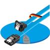 sonero® cavo dati SATA III 6Gb/s, 0,30 m, angolato, blu