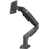Ergosolid Supporto per Monitor PC, Monitor, Braccio articolato ergonomico, Molla a Gas, 17-30 Pollici, VESA 75 mm e 100 mm, Girevole a 360°