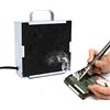 Kulannder Solder Smoke Absorber - Aspiratore di fumo con filtro a carbone, per lavori fai da te, saldatura dissaldante