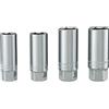 Craftsman 3/8 in. Drive Metric and SAE 6 Point Standard Spark Plug Socket Set 4 pc.