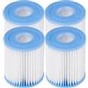 Intex Swimming Pool Easy Set Filter Cartridge Replacement - Type H (4 Pack)