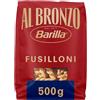 Barilla Pasta Al Bronzo Fusilloni 100% Grano Italiano, 500 g | Pasta trafilata al bronzo con microincisioni, Ruvidità Intensa, Formato grande e corposo, Eccellente tenuta del sugo