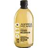 Deto Andrea Milano, Aceto di Vino Bianco con Madre, Non Filtrato e Non Pastorizzato, Utilizzato come Drink se Diluito con Acqua e come Condimento per i Tuoi Piatti Preferiti, Made in Italy, 500 ml