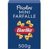Barilla Pasta Mini Farfalle Piccolini, 500 gr | Pasta Corta di Semola di Grano Duro