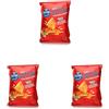 Riso Scotti Guttiau Snack Super Croccante Gusto Pizza, Snack con Farina di Riso, Prodotto Artigianale, 1 pezzo (Confezione da 3)