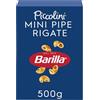 Barilla Pasta Mini Pipe Rigate Piccolini, 500 gr | Pasta Corta di Semola di Grano Duro