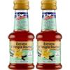 Paneangeli Estratto di Vaniglia Bourbon di Origine Madagascar, Aroma Alimentare Naturale, Ideale per Torte e Dessert, Privo di Conservanti e Vegano, Bottiglietta da 35 ml (Confezione da 2)