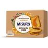 Misura Fibrextra Fette Biscottate Integrali, 100% Farina Integrale | Ricche di Fibre, con Fibra di Frumento e Avena, Farina da Filiera Italiana, Confezione da 320 gr