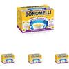 Bonomelli Camomilla Setacciata con Melatonina e Magnesio 14 Bustine, Contro Stanchezza e Affaticamento, Infuso Rilassante (35g) (Confezione da 4)