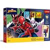 Trefl - Il Ragno Eroe - 100 pezzi - Puzzle colorati con i personaggi della fiaba, da comporre, poster esclusivo incluso nel set, intrattenimento creativo, gioco per bambini dai 5 anni in su