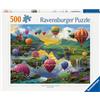 Ravensburger - Puzzle 500 Pezzi Valle Delle Mongolfiere, Adulti 49x36cm | Puzzle 500 pezzi, 49x36 cm, per adulti dai 14 anni, collezione 500 pezzi e ideale come idea regalo originale.