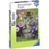 Ravensburger - Puzzle per bambini - Puzzle 100 p XXL - Gattino tra i fiori - A partire da 6 anni - 10847