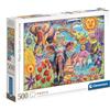 Clementoni - Puzzle 500 Pezzi per Adulti e Ragazzi, Collection, Tema Elephant's Carnical, Idea Regalo Uomo e Donna, Made in Italy, 49x36 cm, 35572