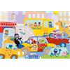 Schmidt Spiele 56460 Sesame Street, Nel traffico, puzzle per bambini da 100 pezzi