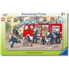 Ravensburger - Puzzle Bambini 3 Anni | I Pompiere | Puzzle 15 Pezzi Bambini Frame Puzzle 25x14,50cm | Giochi Bambini 3 Anni | Regalo Bambina 3 Anni E Bambino | I Pompiere Giocattoli
