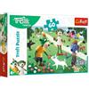Trefl - La famiglia Treflik, Un giorno di gioia per i Treflik - Puzzle 60 elementi - Puzzle colorati con i personaggi delle fiabe della famiglia Treflik, divertimento per bambini a partire da 4 anni
