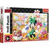 Trefl, Puzzle, Disney Minnie, 100 Pezzi, Minnie nel Salone di Bellezza, per Bambini dai 5 Anni