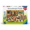 Ravensburger Puzzle per bambini 2x12 pezzi - Laboratorio natalizio