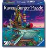 Ravensburger - Puzzle 500 Pezzi Arcipelago, Puzzle Adulti Square 47x47cm | Puzzle Square Arcipelago da 500 pezzi, formato 47x47 cm, per adulti dai 14 anni, con effetto nostalgia e ideale come regalo.