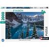 Nathan - Puzzle da 2000 pezzi - Valley of the Ten Peaks, Canada - Adulti e bambini a partire dai 14 anni - Puzzle di alta qualità - Adattamento perfetto - Collezione Escape - 87312
