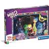 Clementoni - Puzzle per Bambini 104 Pezzi Supercolor, per Bambini 6+ Anni, Illustrazione con Personaggi dal Cartone Disney Inside Out 2, Idea Regalo, Made in Italy, 38x27 cm, 25068