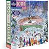 eeBoo New York City Skaters-Puzzle per adulti 1000 pezzi in cartone-Dimensioni x 58,5 cm, PZT118