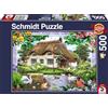 Schmidt Spiele 58974 Romantica casa di Campagna, Puzzle da 500 Pezzi