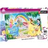 Nathan - Puzzle per bambini - 100 pezzi - Giardino delle principesse Disney - Bambina o bambino a partire dai 6 anni - Puzzle di alta qualità - Cartone spesso e resistente - Principesse - 86708