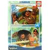Educa - Puzzle Vaiana | 2x48 pezzi Puzzle Set | Vaiana Moana, Disney Principessa | dai 4 anni (16952)