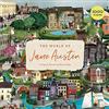 Laurence King The World of Jane Austen: A Jigsaw Puzzle with 60 Characters and Great Houses to Find