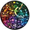Ravensburger - Puzzle Insetti per Adulti, 500 Pezzi, Collezione Circle of Colors, Puzzle Arte, Idea Regalo per Lei o Lui, Forma Rotonda 52x52cm