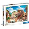 Clementoni Collection Puzzle 1500 Pezzi, Illustrazione Paesaggio Italian Sight di uno Scorcio Mediterraneo, Idea Regalo, Made in Italy, 59,2 x 84,3 cm, 31695