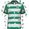 Iconic Puzzles - Sporting CP Jersey, Puzzle di Legno con licenza ufficiale, 100% sostenibile, regalo per adulti e bambini, taglia L, 500 Pz