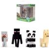 Jada Minecraft - Statuetta in metallo, 6,5 cm, 1 pezzo assortito casuale (4 modelli: Steve Armatura, Enderman, Panda, Fiamma), Figura da collezione in scatola +8 anni (9385138300W06)