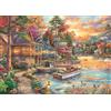 Schmidt 58553 Chuck Pinson-Puzzle da 1000 pezzi, motivo: riva in oro