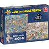Jan van Haasteren- 2 Puzzle da 1000 Pezzi, Multicolore, 1110100647