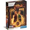 Clementoni - Puzzle 1000 Pezzi per Adulti e Ragazzi, Illustrazione House of the Dragon, Idea Regalo, Compact Box, Made in Italy, 50x70 cm, Poster Incluso, 39903