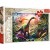 Trefl, Puzzle, Il Mondo dei Dinosauri, 100 Pezzi, per Bambini dai 5 Anni