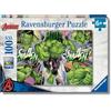 Ravensburger - Marvel Hulk, Puzzle Bambini 6+ Anni, 100 Pezzi Formato XXL | Puzzle XXL da 100 pezzi di Marvel Hulk, gioco educativo e divertente, ideale come regalo originale per bambini dai 6 anni.