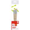 Marabu 03180000005 - Set di pennelli per artisti Kids Little Artist Junior FSC 100%, 5 pennelli con setole di Capelli Naturali