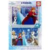 Educa - Puzzle Frozen | 2x48 pezzi Puzzle Set | Anna, Elsa, Olaf, Disney Frozen | dai 4 anni (16852)
