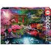 Educa - Giardino Notturno | Puzzle 3.000 pezzi per adulti da 14 anni | Giappone di notte Zen | Misura: 120 x 85 cm | Include servizio pezzi mancanti (19282)