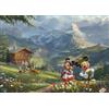 Schmidt 59938 Thomas Kinkade, Disney, Mickey & Minnie in the Alps, puzzle da 1000 pezzi