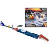 Dickie Toys - Fast & Furious Dockside Jump, Pista per Macchinine da 148 cm con NOS Launcher, Ponte per Salti, Ostacoli, Barca a Carica e 1 Auto Die-Cast Inclusa, 203204002,+3